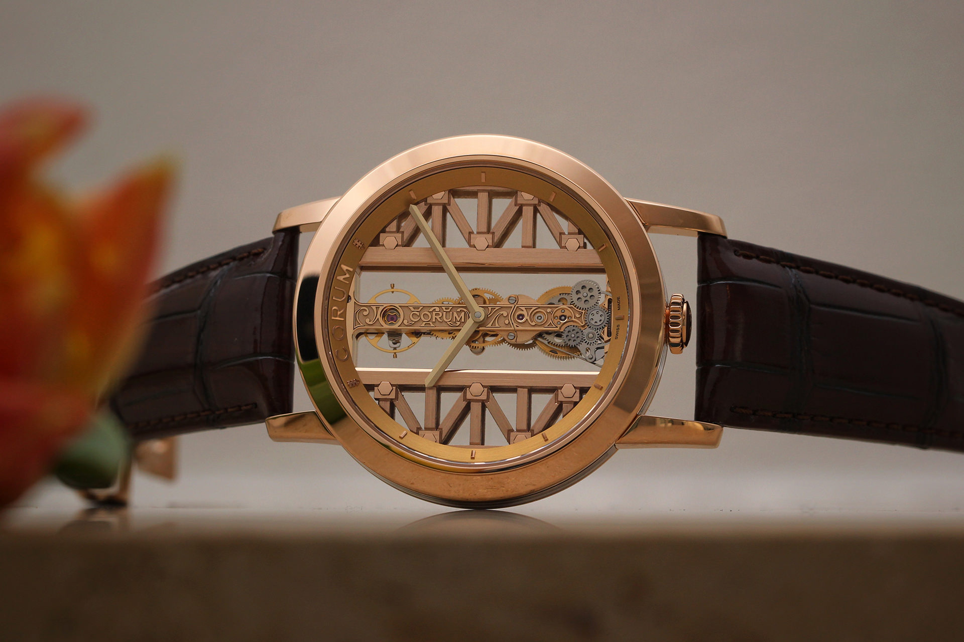 corum golden bridge round