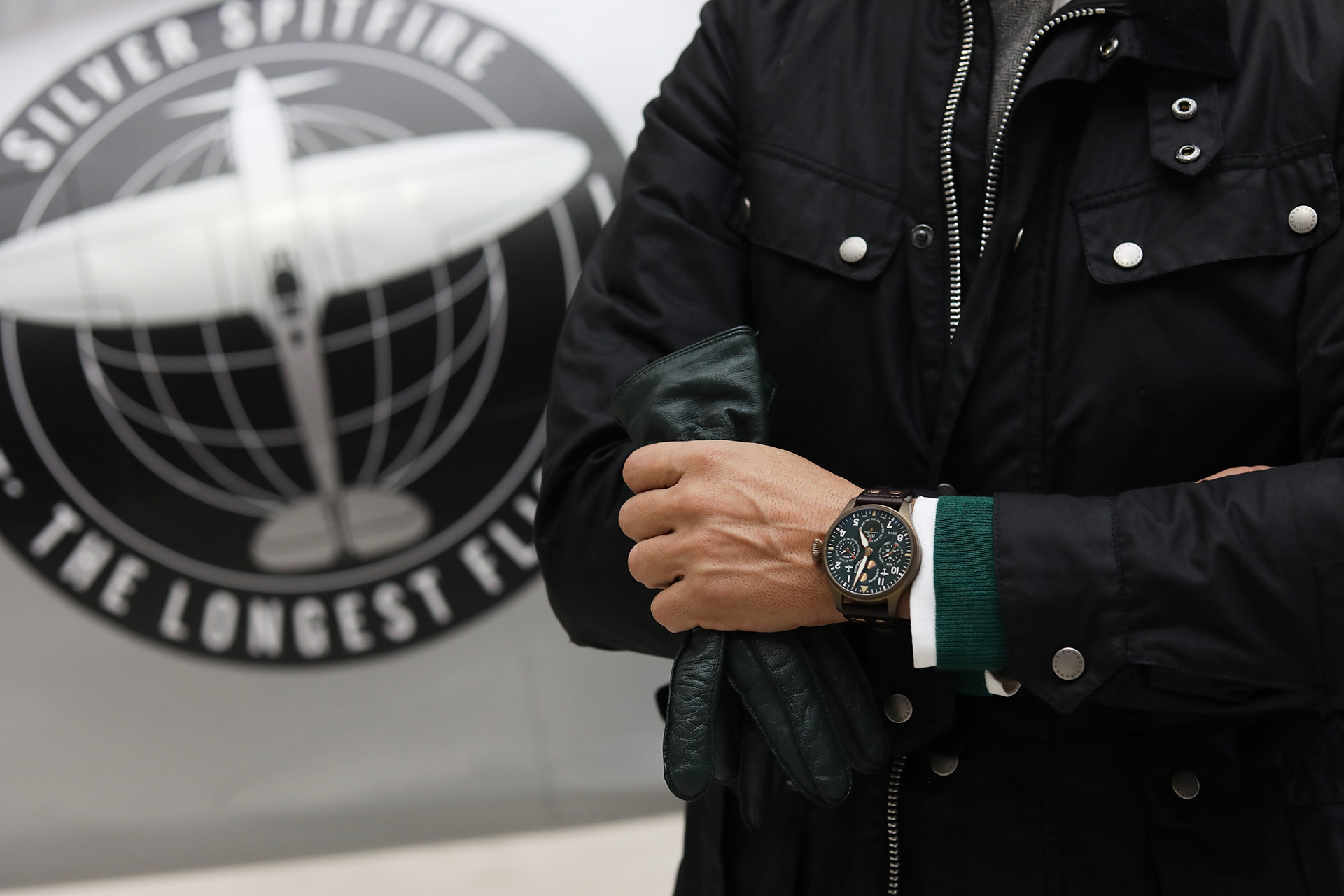 iwc big pilots watch perpetual calendar spitfire iw503601