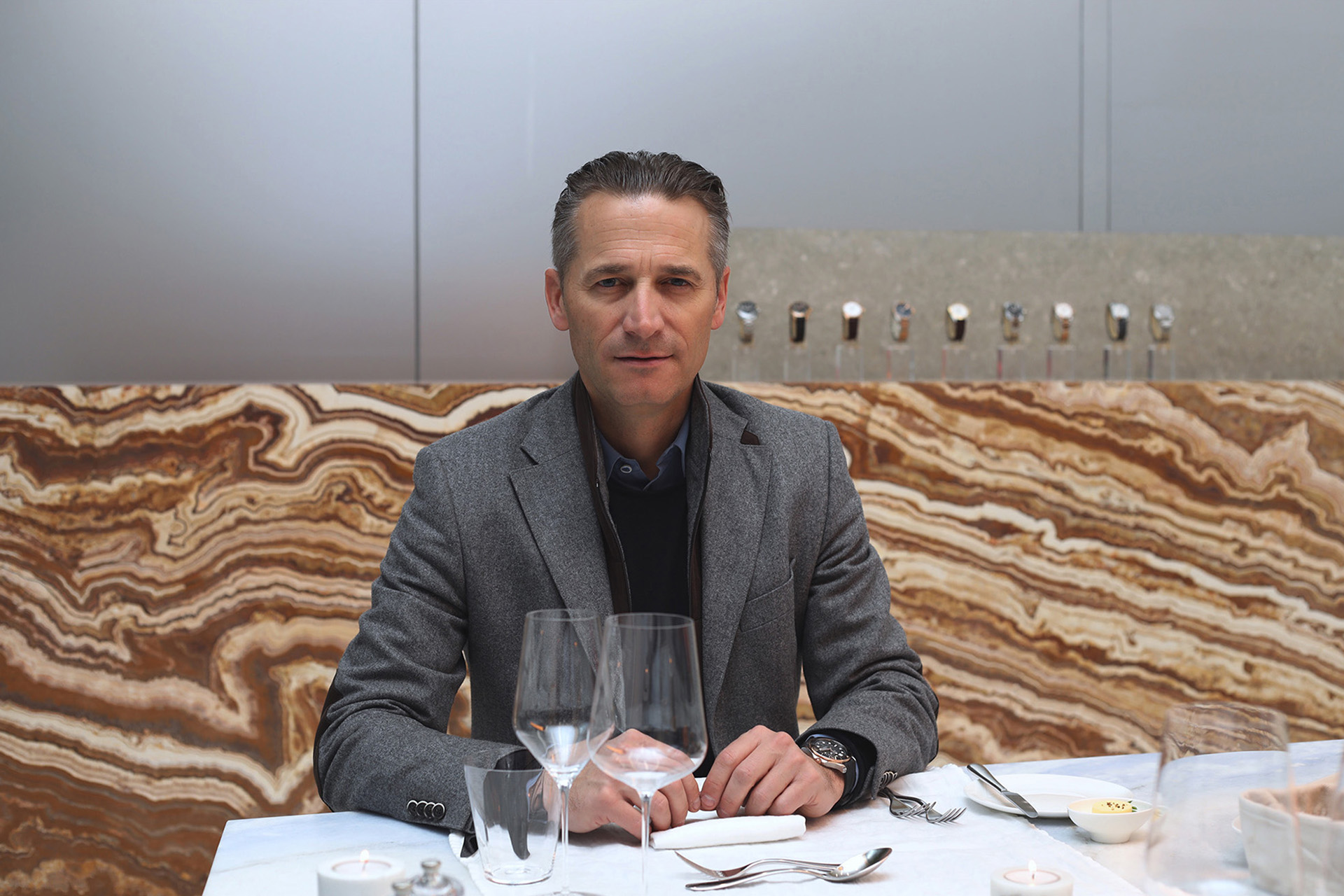 lunch with omega ceo raynald aeschlimann