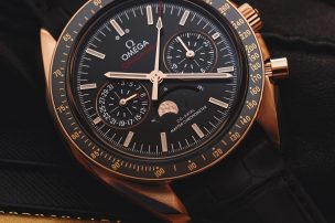 Another gold OMEGA Speedmaster with a co-axial master chronometer