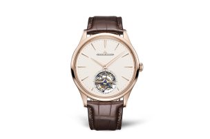 Jaeger lecoultre master ultra thin tourbillon in pink gold