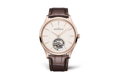 Jaeger lecoultre master ultra thin tourbillon in pink gold