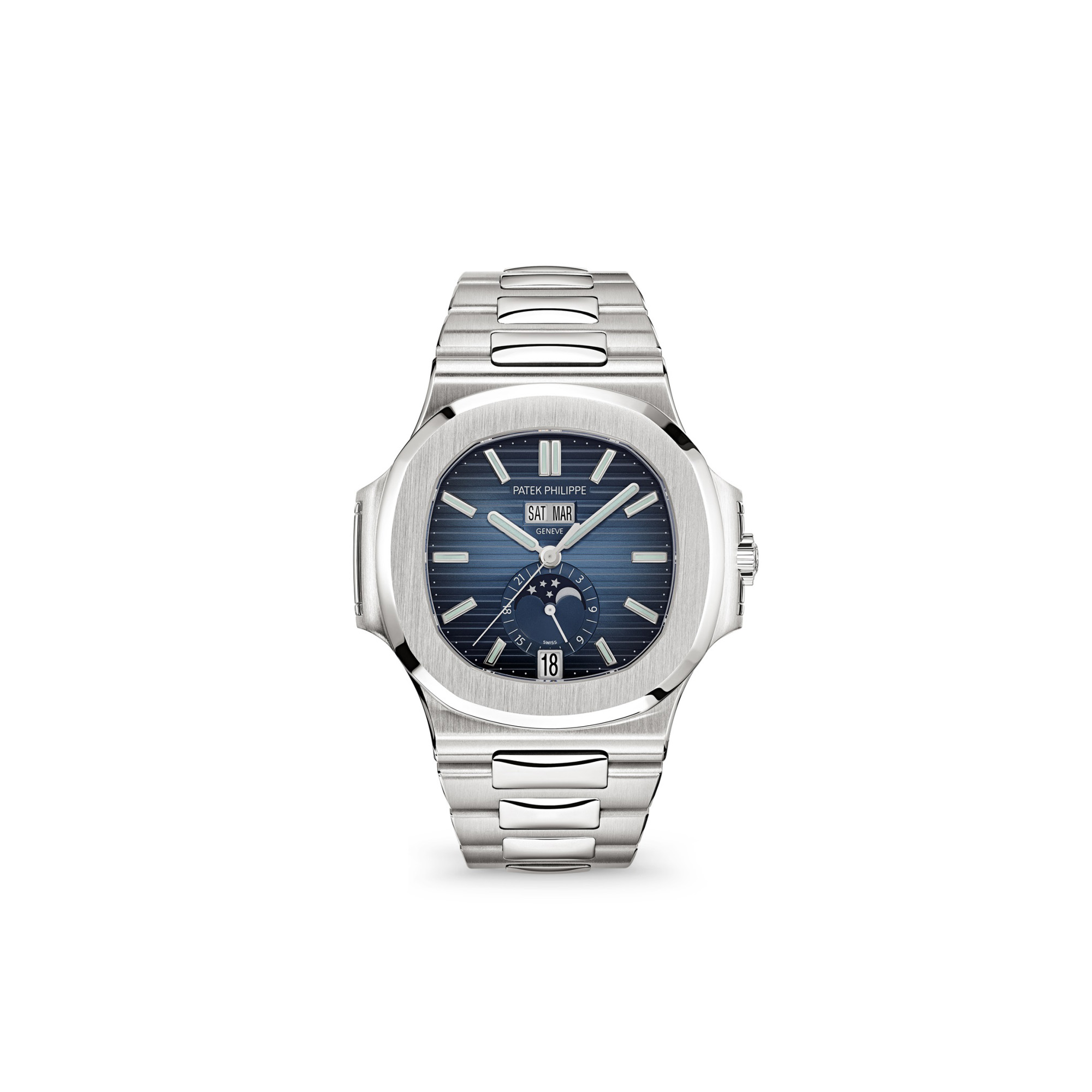 patek philippe nautilus annual calendar moon phase 5726P 1A 014