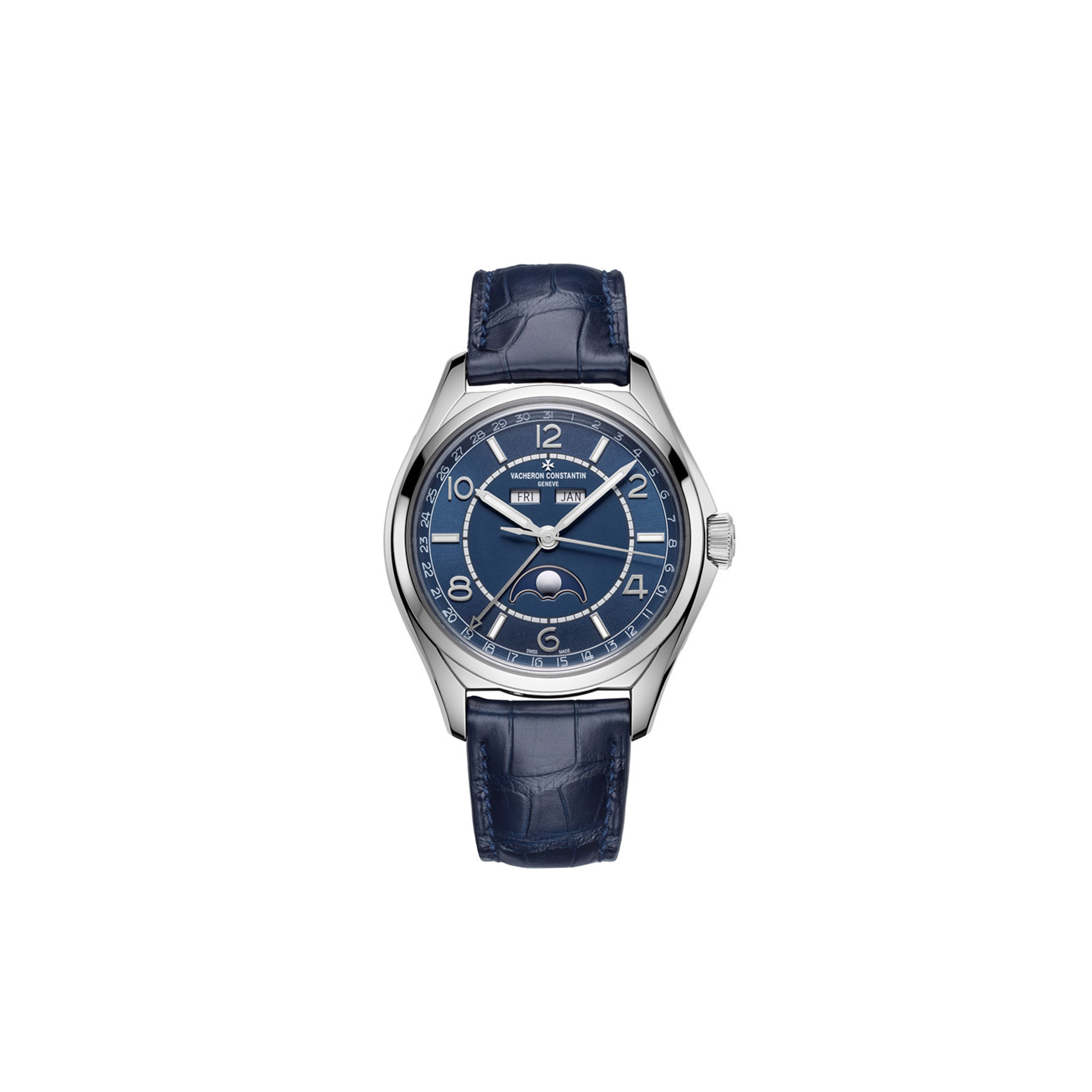 vacheron constantin fiftysix complete calendar petrol blue