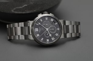 breguet marine chronographe ref 5527 titanium
