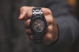 Audemars Piguet Royal Oak Perpetual Calendar Openworked in Black Ceramic Ref.: 26585CE