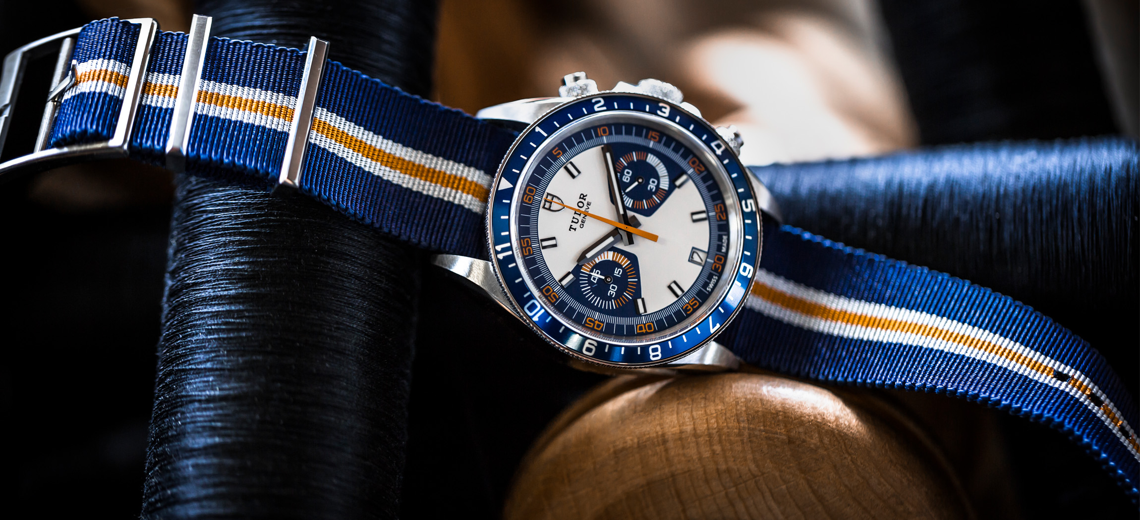 Tudor Heritage Chrono 70330B 0003 Blue Fabric