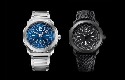 Bulgari-Octo-Roma-Worldtimer-Black-and-Blue