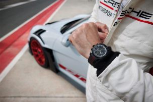 Porsche-Design-Chronograph-911-GT3-RS-Watch-On-Wrist