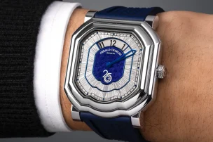 A wristshot of the Gerald Charles GC39 25th Anniversary Edition