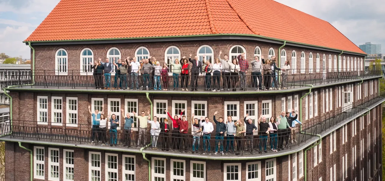 The Team of the Wempe Kontorhouse Stubbenhuk