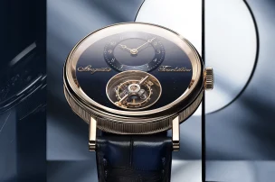 Das Zifferblatt der Breguet Classique Tourbillon Sideral Ref. 7255BH/2Y/9VU.