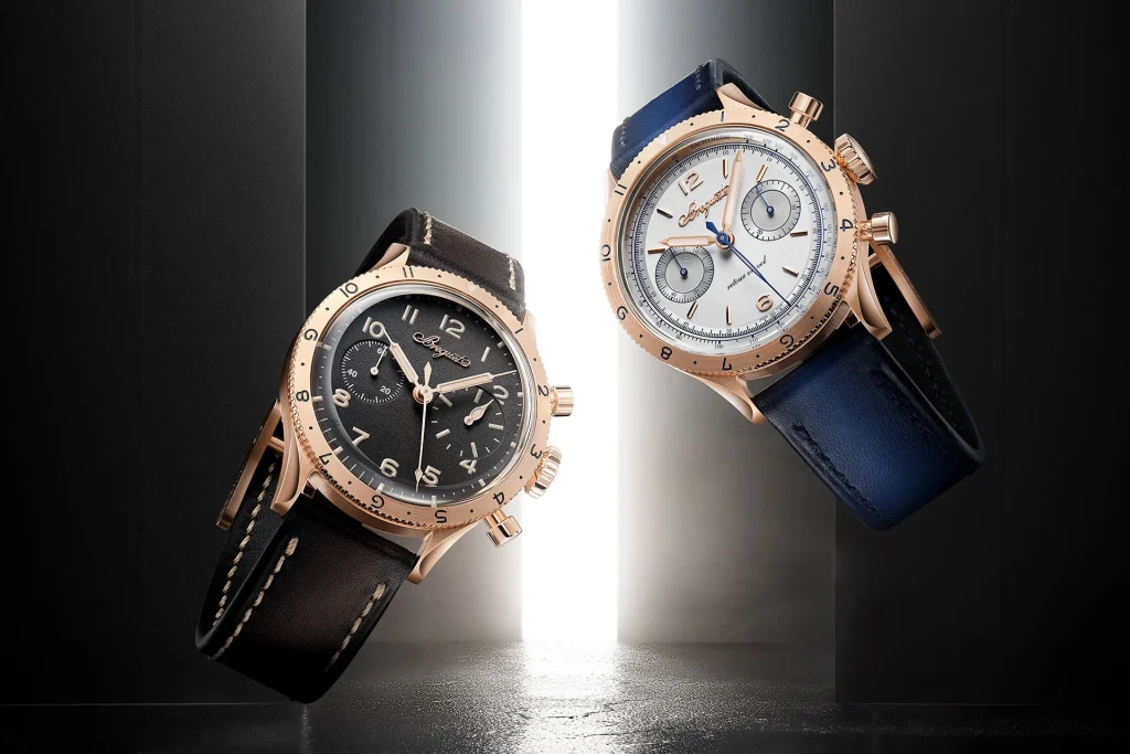 Breguet Type XX Chronograph Ref. 2075BH/9939/8 and 2075BHG/939/8, 250th Anniversary Editions.