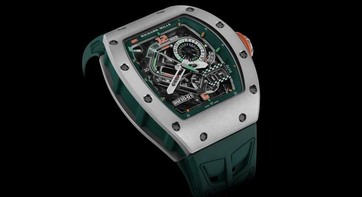 Das Zifferblatt der Richard Mille RM 30-01 Automatic Le Mans Classic (zweite Ansicht).
