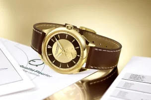 Die Chopard L.U.C Qualité Fleurier 20th Anniversary Edition, Referenz 161992-0001, mit Zertifikat.