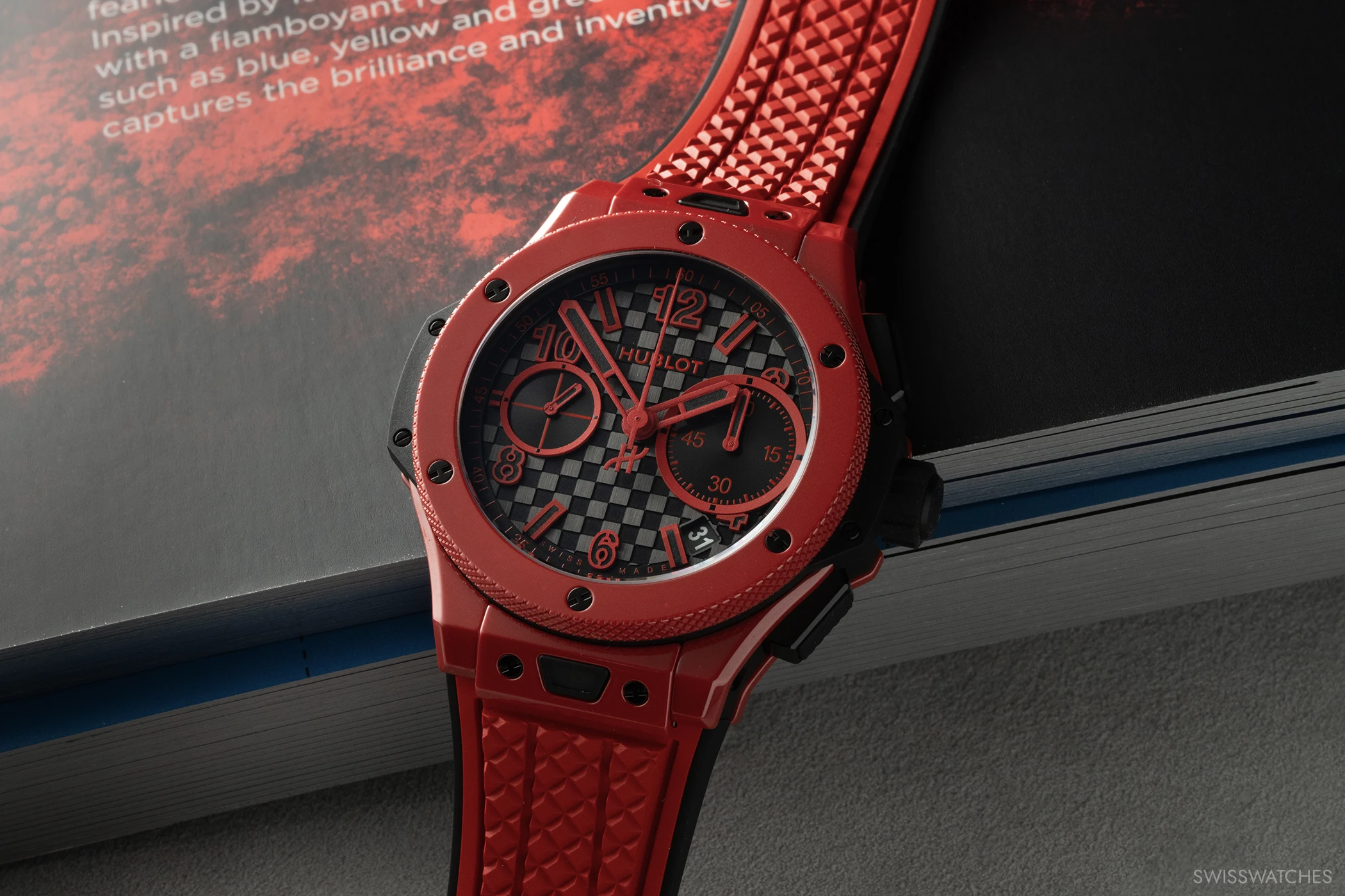 Die Hublot Big Bang 20th Anniversary Red Magic, Referenz 431.CF.1313.RX, zweite Ansicht.