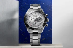 Die Zenith Chronomaster Sport Meteorite Ref. 03.3120.3600/76.M3100 in der Frontalansicht.