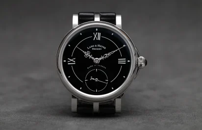 Das neue Zifferblatt der Lang & Heyne Friedrich III Manufaktur Edition (Ansicht 6).
