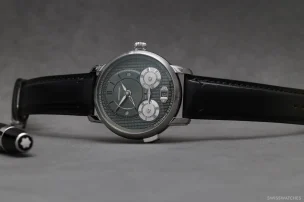 Das Zifferblatt der Montblanc Star Legacy Nicolas Rieussec Chronograph 43 mm Ref. 132947.