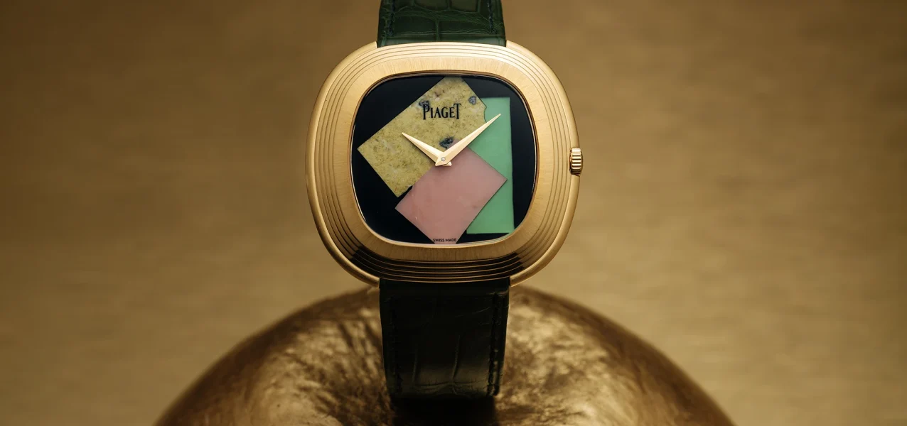 Die Piaget Andy Warhol Watch Ref. G0A50243 in der Frontalansicht.