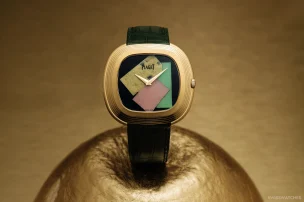 Die Piaget Andy Warhol Watch Ref. G0A50243 in der Frontalansicht.