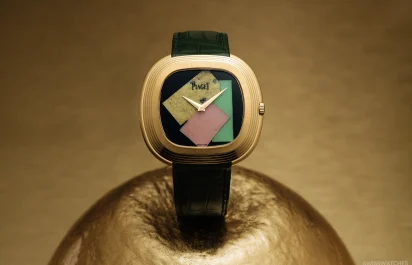 Die Piaget Andy Warhol Watch Ref. G0A50243 in der Frontalansicht.