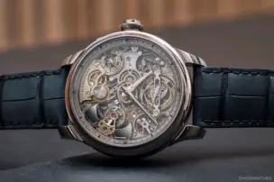 Das Zifferblatt der Chopard L.U.C Grand Strike Ref. 161994-1001.