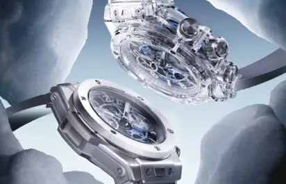 Armbanduhren Bang Unico Winter Titanium Ceramic und Big Bang Unico Winter Sapphire von Hublot