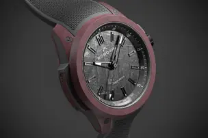 Das Zifferblatt der Norqain Wild One Meteorite Ref. N3000 21Q47 M02.