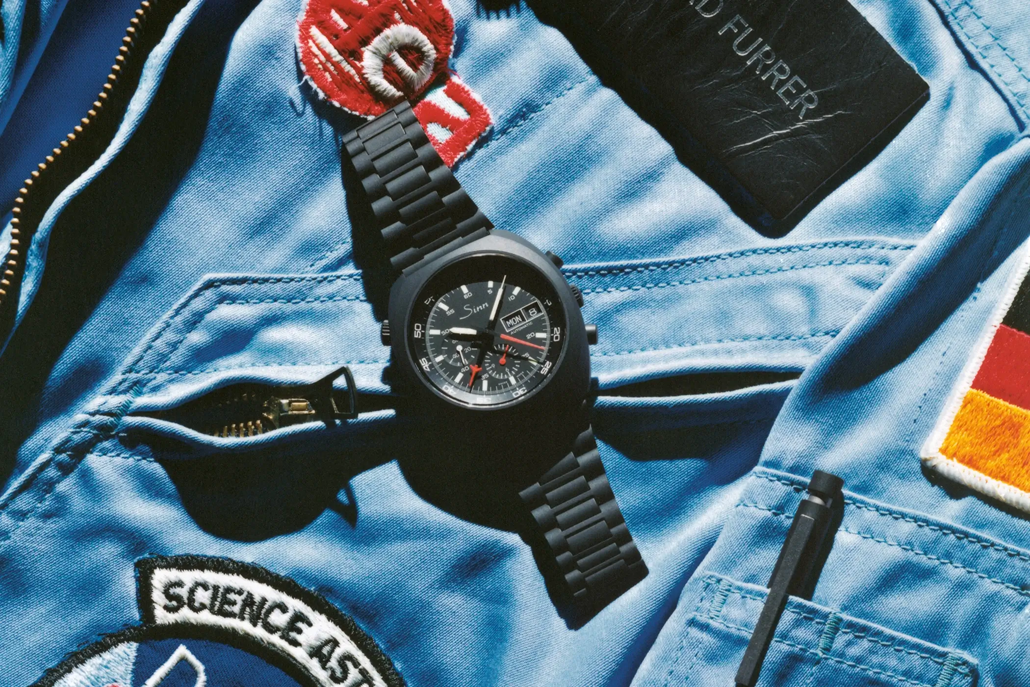 Der Sinn Chronograph des deutschen Astronauten und Piloten Reinhard Furrer.