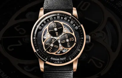 Die Audemars Piguet Code 11.59 Starwheel Ref. 15212NR.OO.A002KB.01 von vorn.