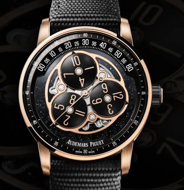 Die Audemars Piguet Code 11.59 Starwheel Ref. 15212NR.OO.A002KB.01 von vorn.