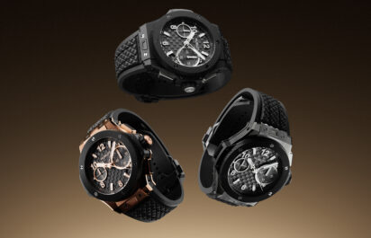 Drei Big Bang Original Unico Modelle mit verschiedenen Materialvarianten.