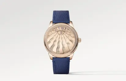 Die Louis Vuitton Tambour Convergence Ref. W9PG21 von vorn.