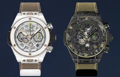 Die Hublot Big Bang Reloaded in Zusammenarbeit mit Mbappé und Usain Bolt