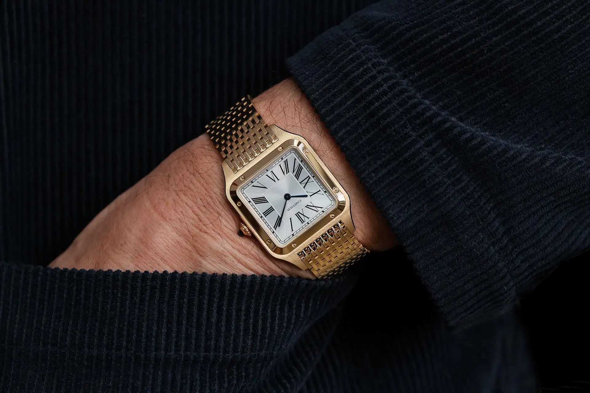 Cartier Santos-Dumont in Gelbgold, ref. PUWA11989