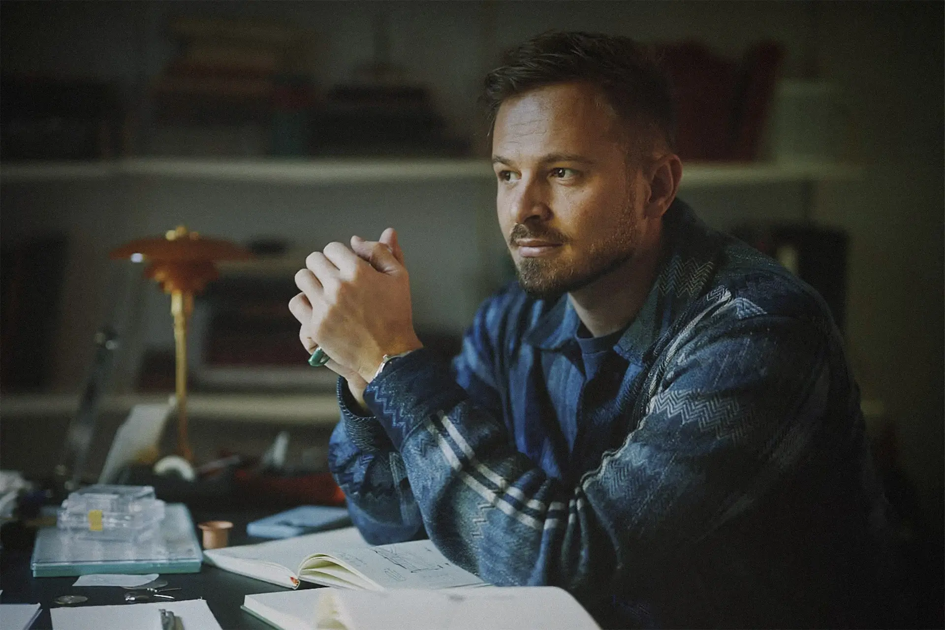 Porträt von Rexhep Rexhepi, einem unabhängigen Uhrmacher aus Genf