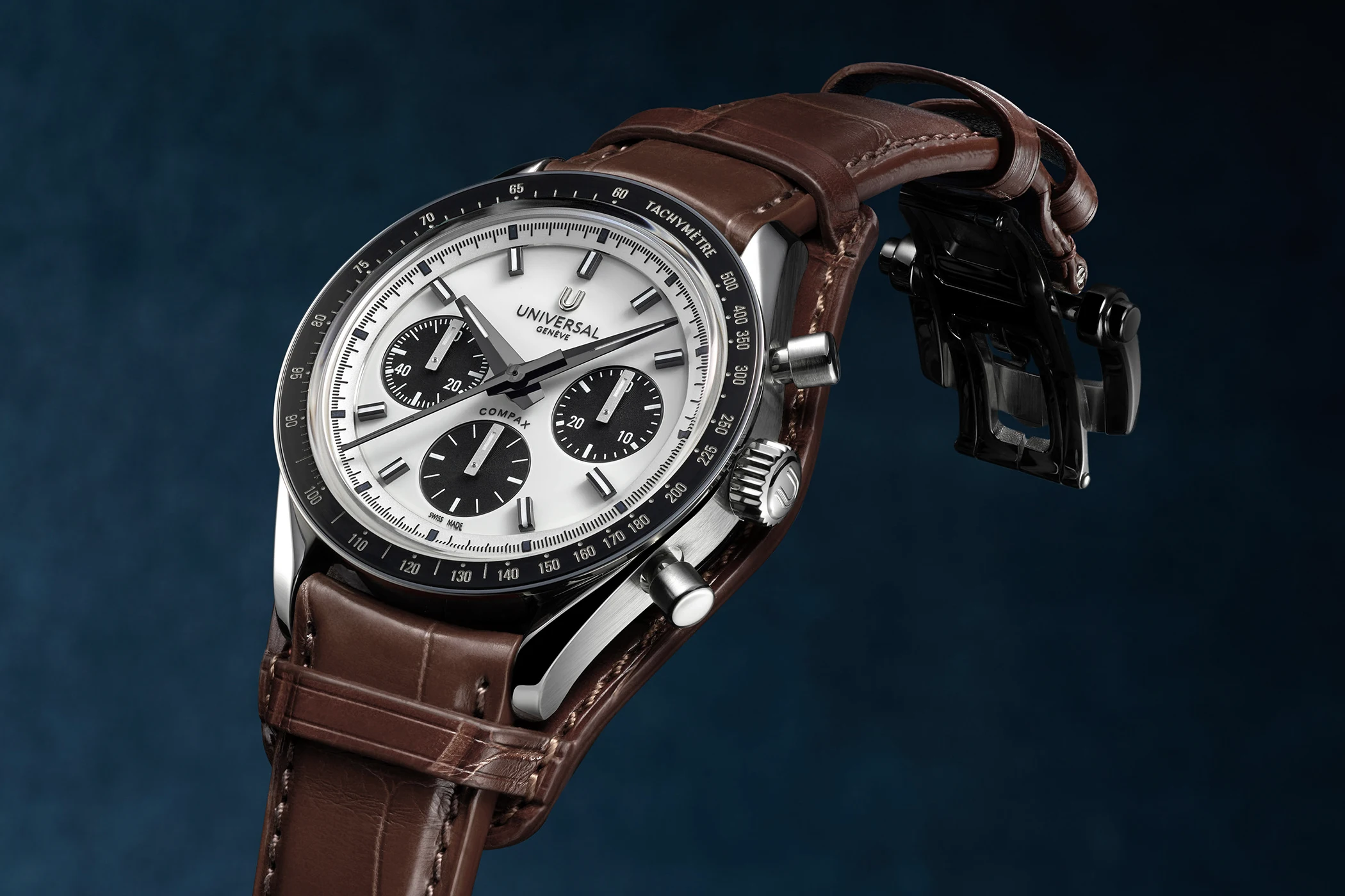 Die Universal Genève Compax Prêt-à-Porter Ref. UGCO001.