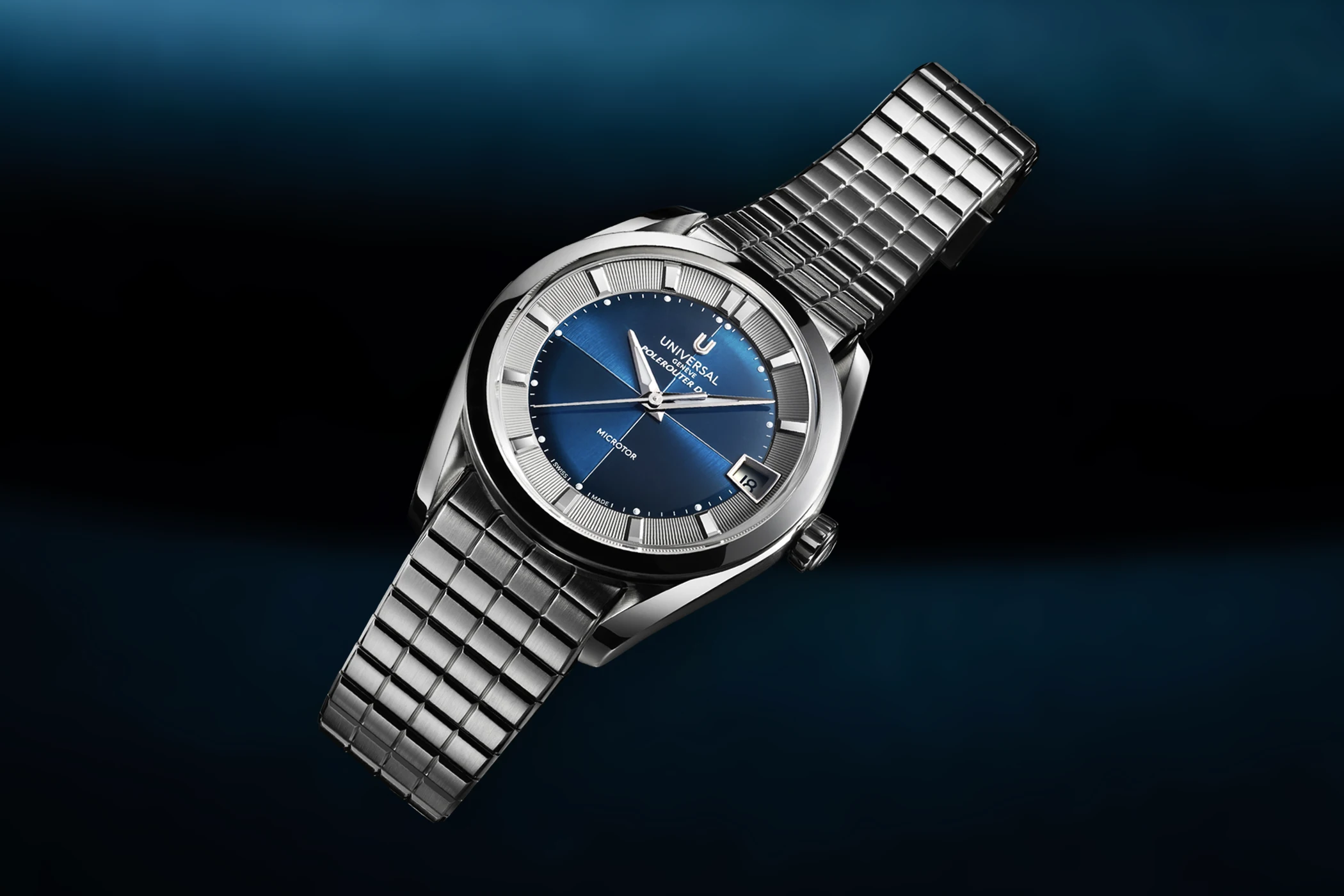 Die Universal Genève Polerouter Date Prêt-à-Porter Collection Ref. UGPO001.