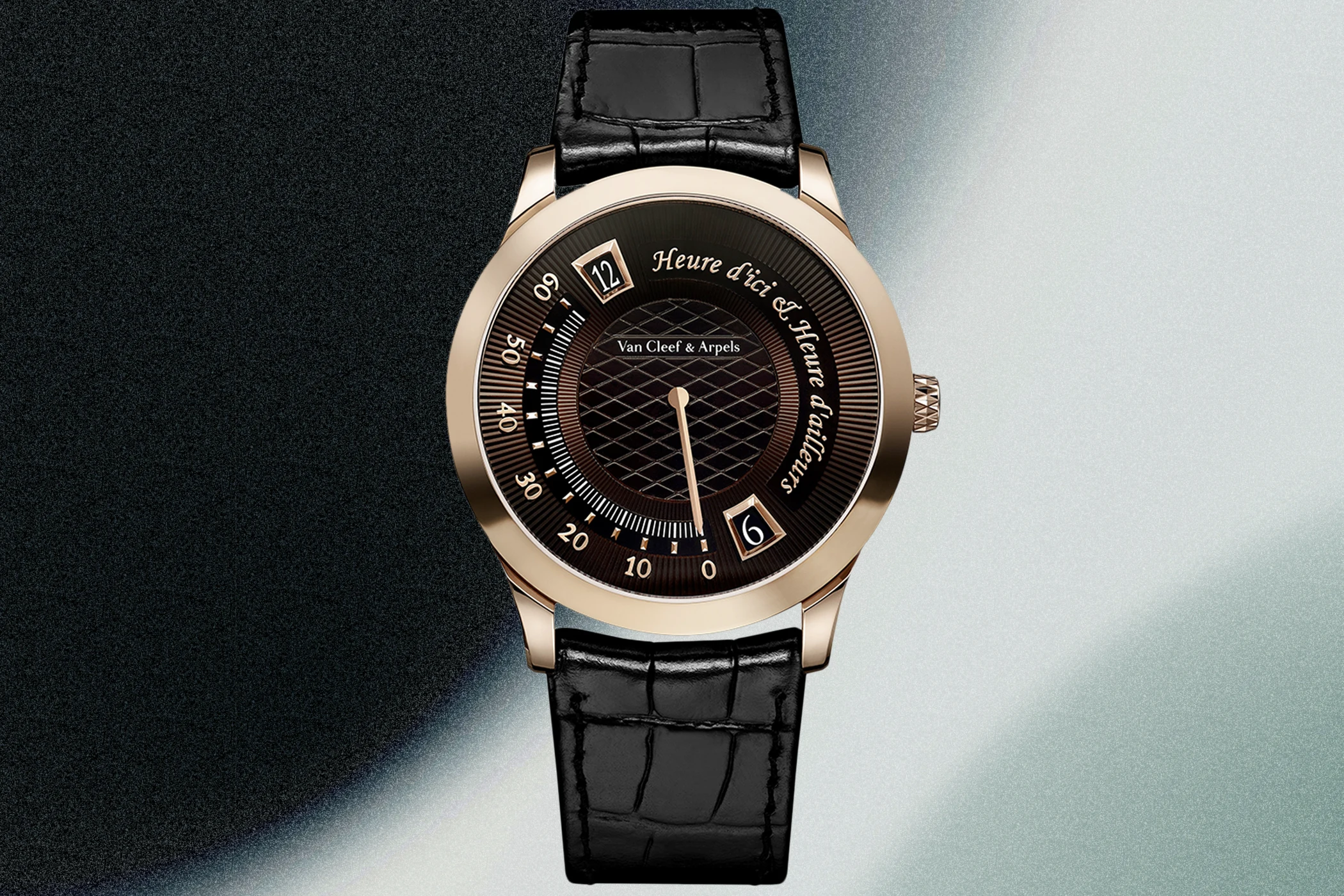 Das Titelbild des Artikels zur Van Cleef & Arpels Midnight Heure d’Ici & Heure d’Ailleurs.