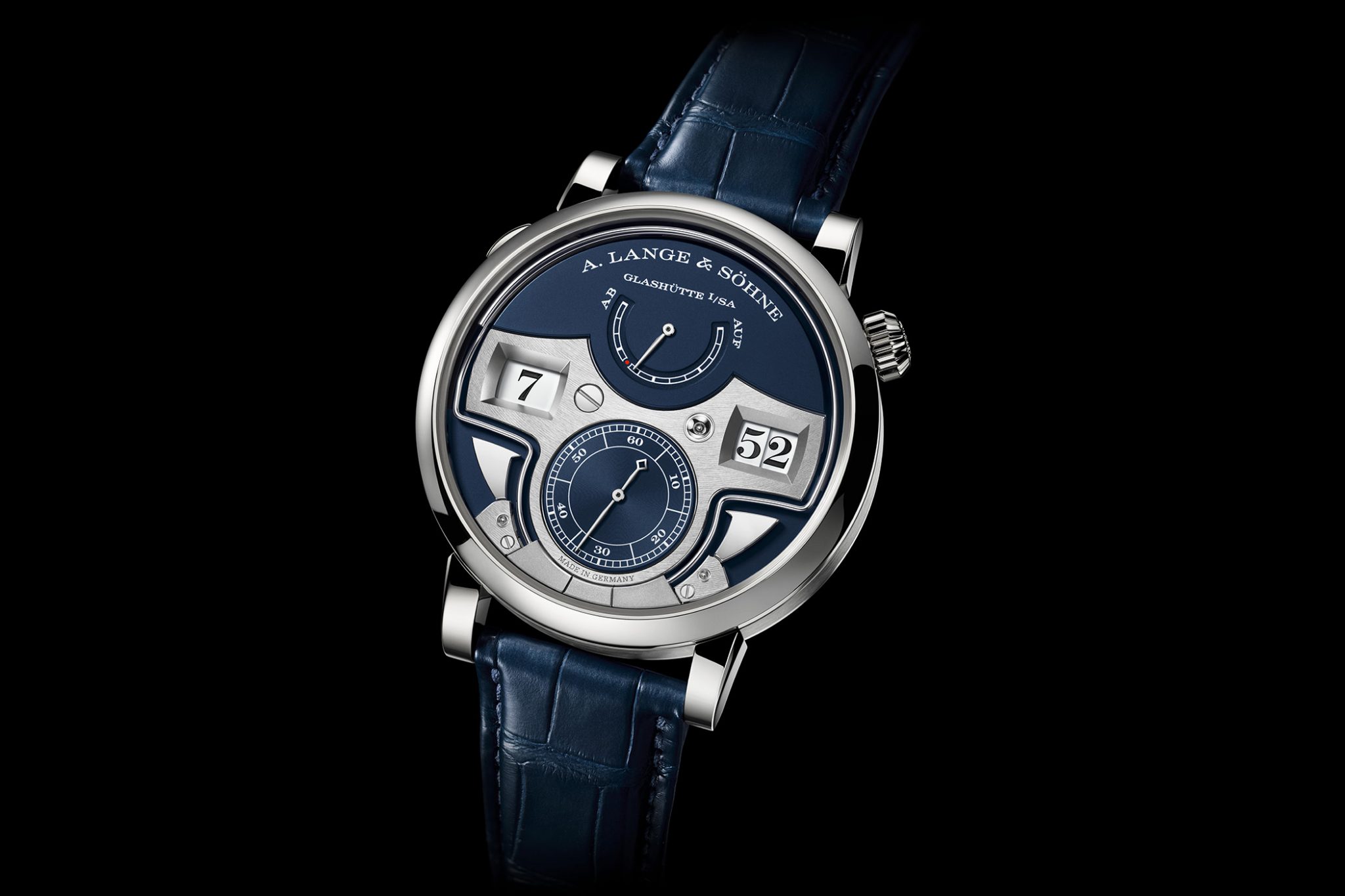 A Lange & Soehne Zeitwerk Minutenrepetition ALS 147 028 F Front Watches And Wonders 2020 Novelty