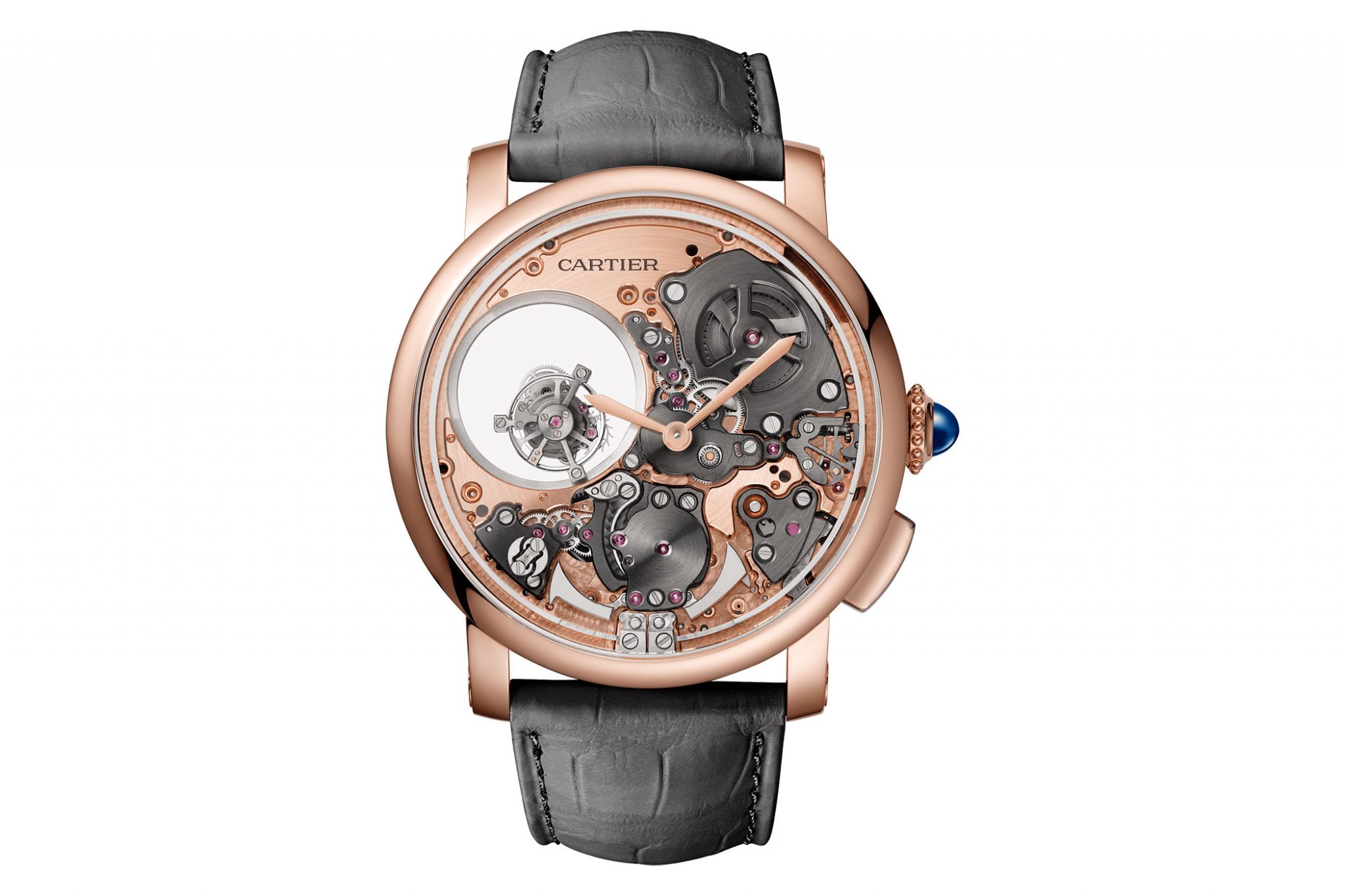 Cartier Rotonde de Cartier Minute Repeater Mysterious Double Tourbillon watch WHRO0061 minute repeater mysterious double skeleton