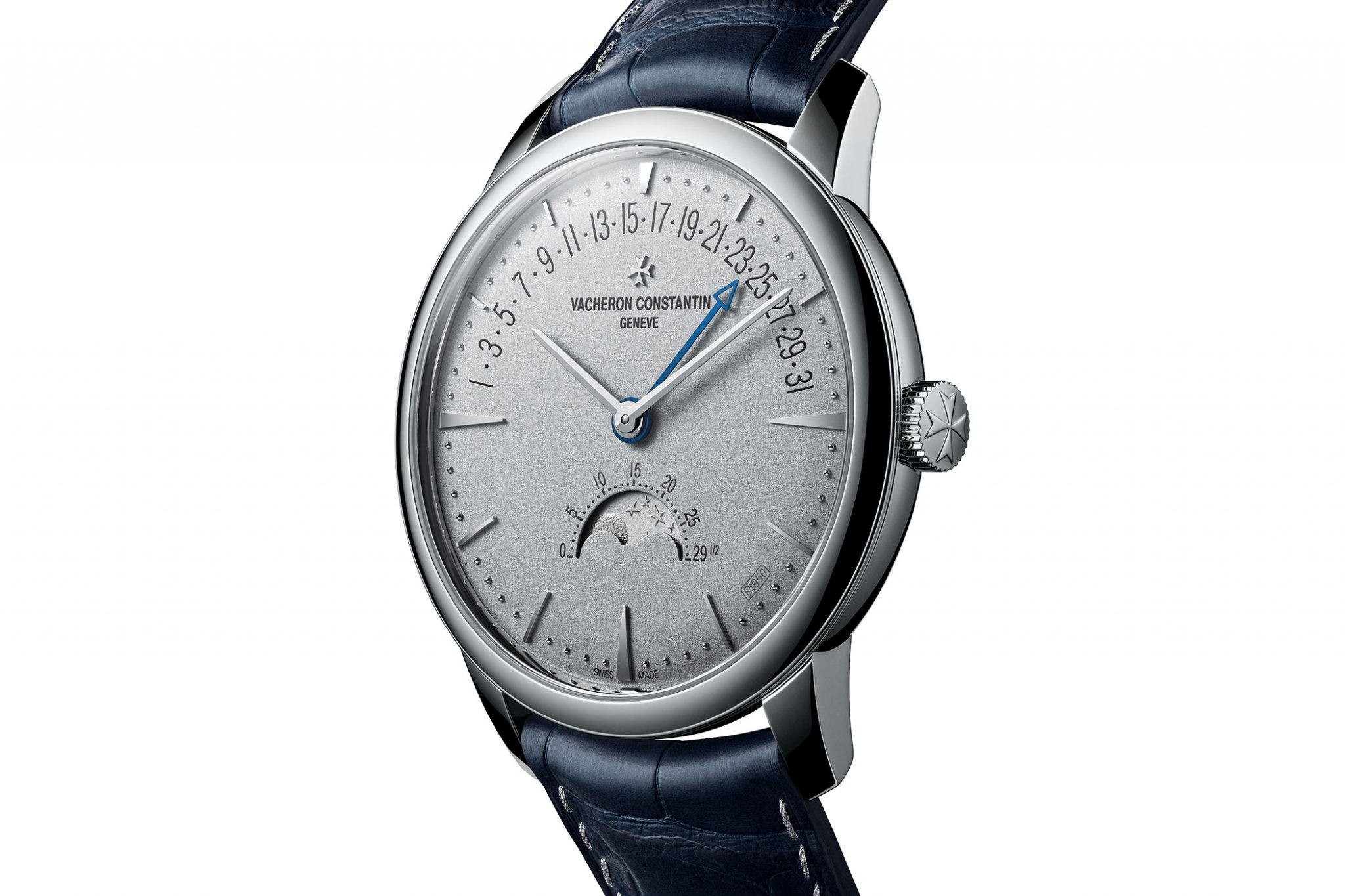 Vacheron Constantin Patrimony Moon Phase Retrograde Date Collection Excellence Platine 4010U 000P B545 Sideview Front