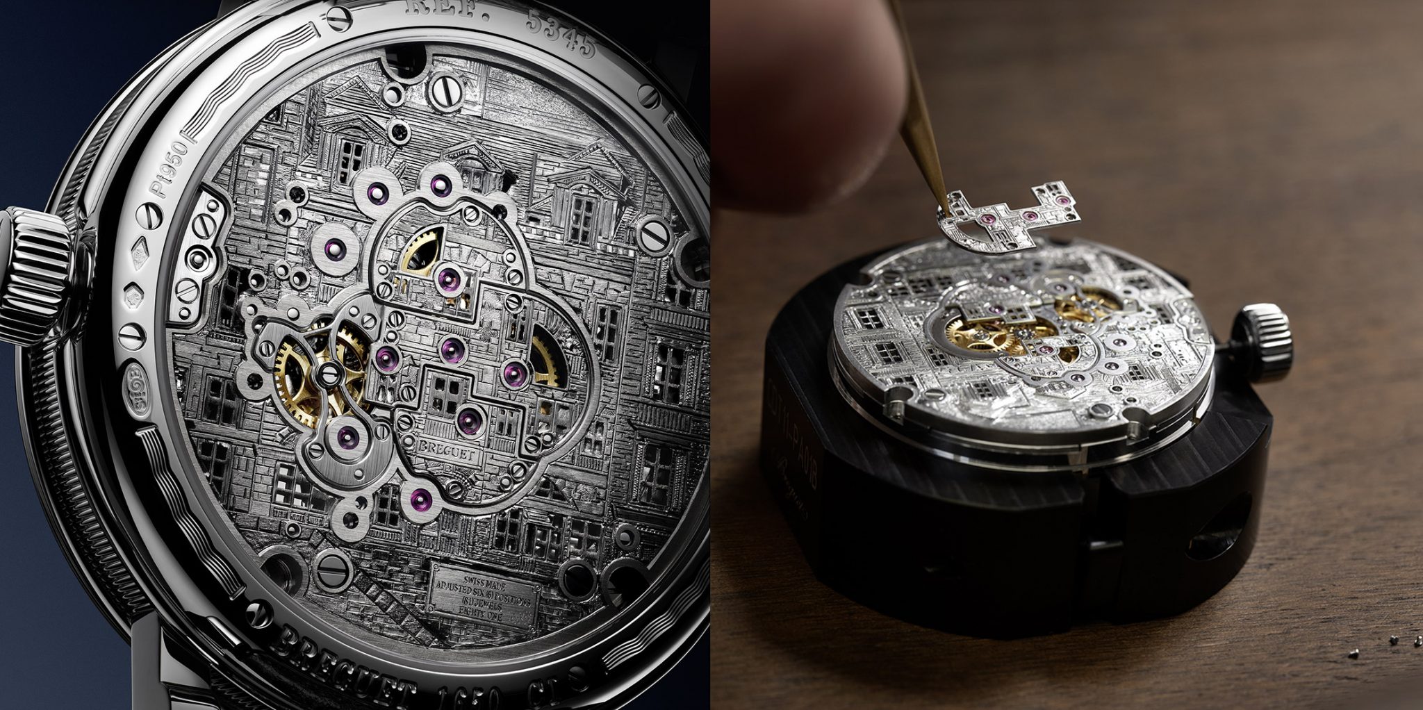 Breguet Classique Doppeltourbillon 5345 Quai de l’Horloge caseback engraving artisanship craftman caseback 