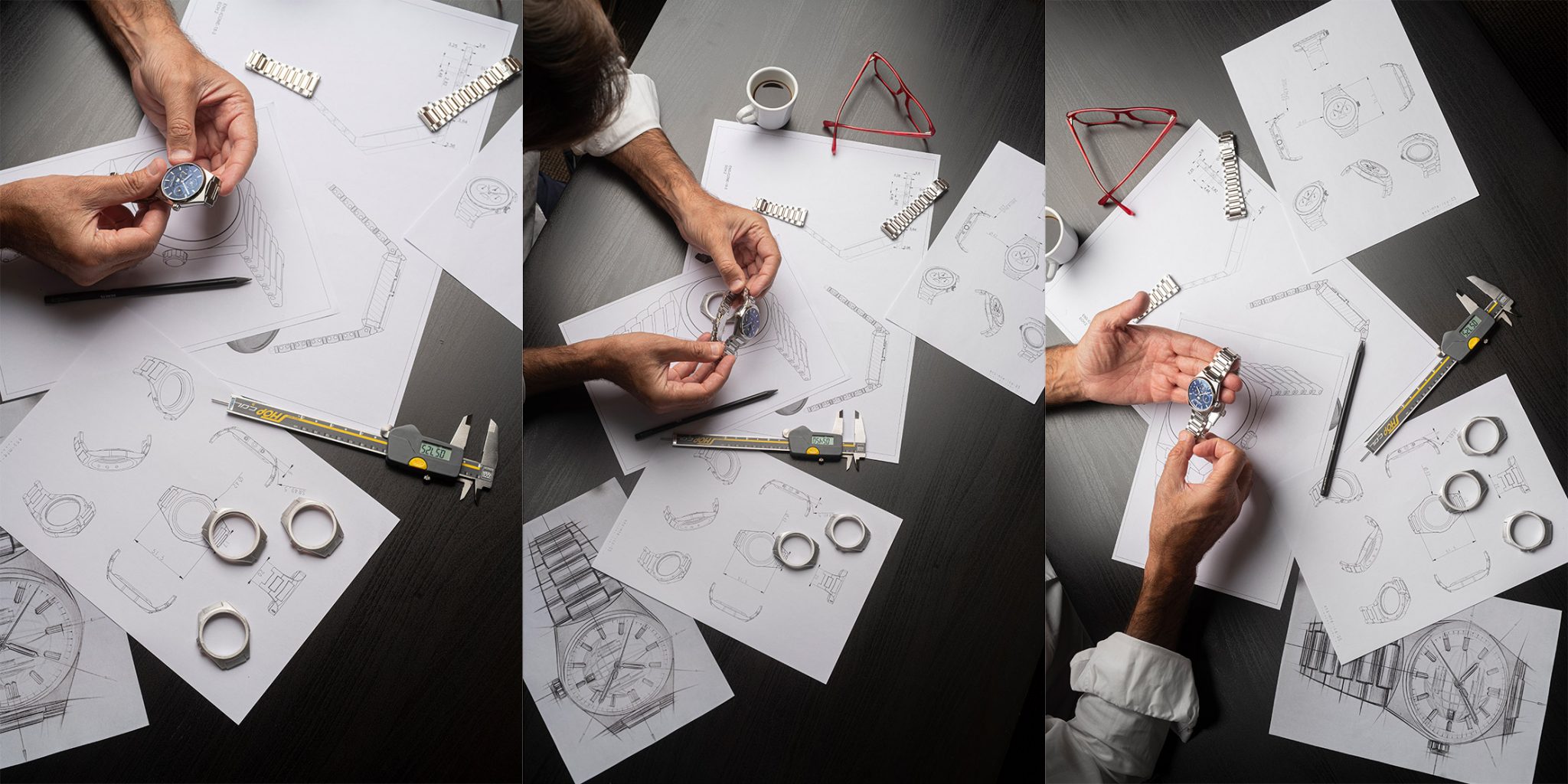 Frederique Constant Manufacture developing drawings blueprints