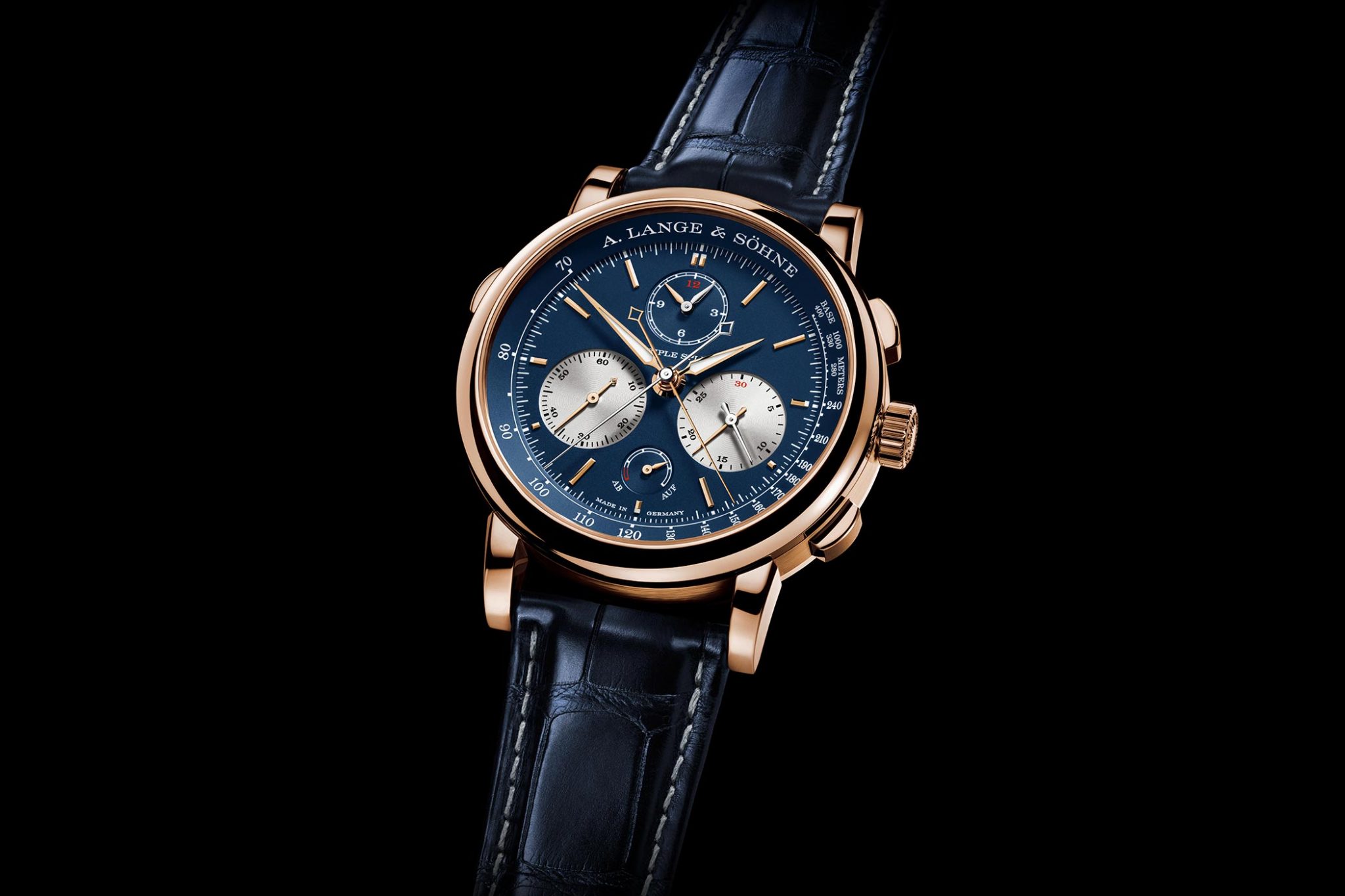 A. Lange & Söhne ALS-424-037-B01-Triple-Split-2021 red gold rot gold front rattrapant limited edition