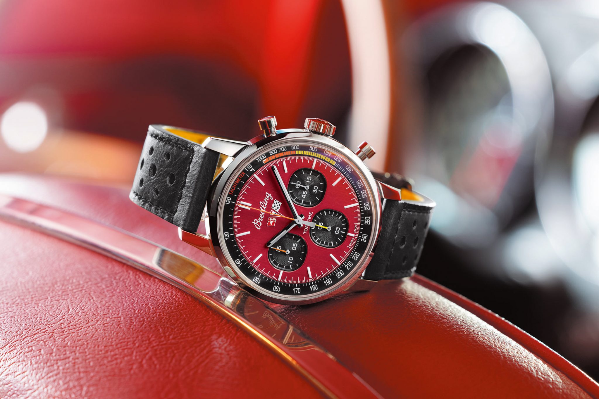 Breitling Top Time Classic Cars Capsule Kollektion Top Time Chevrolet Corvette rot A25310241K1X1