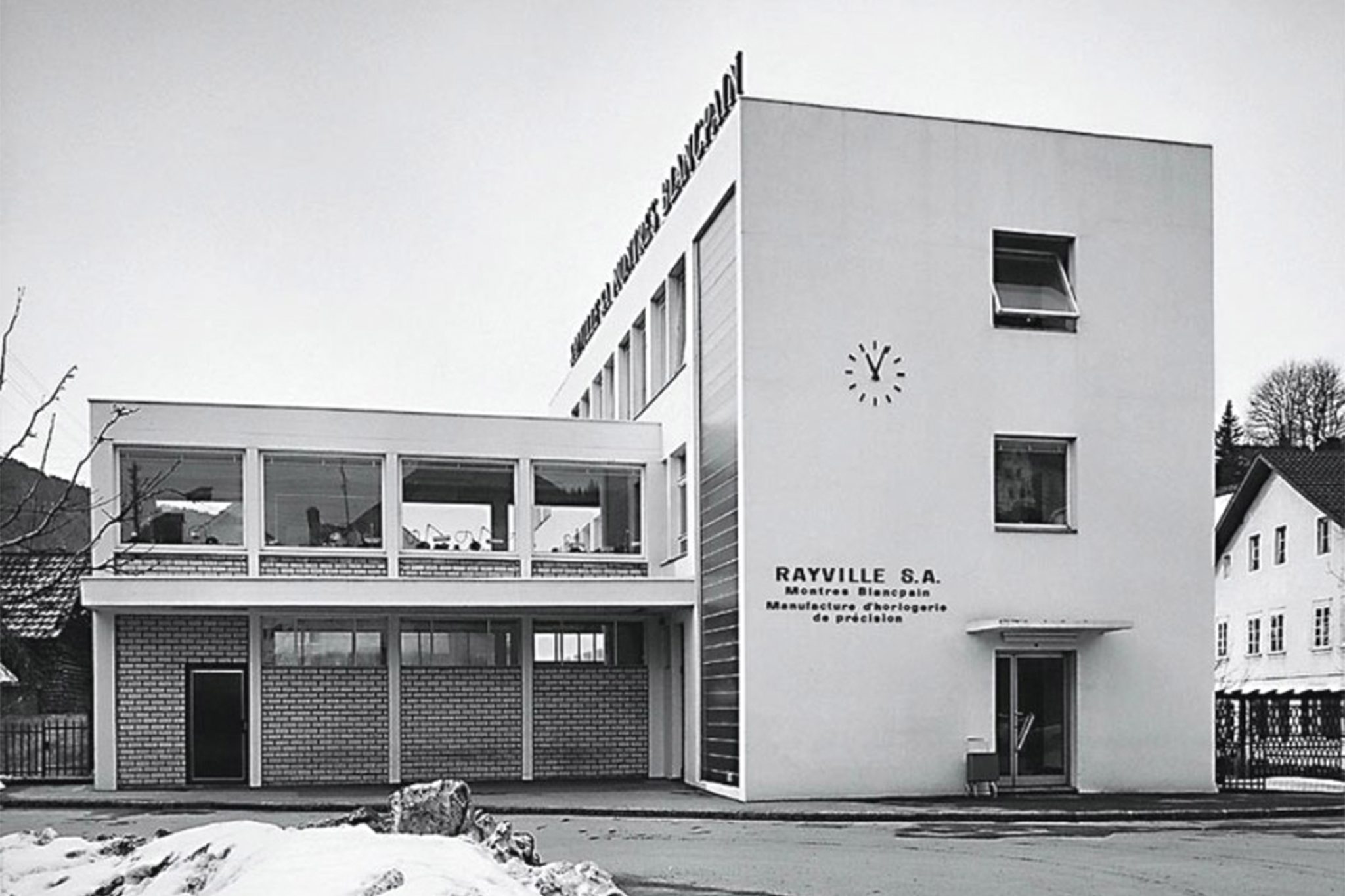 Die-Rayville-Blancpain-Manufaktur-in-Villeret-um-1963