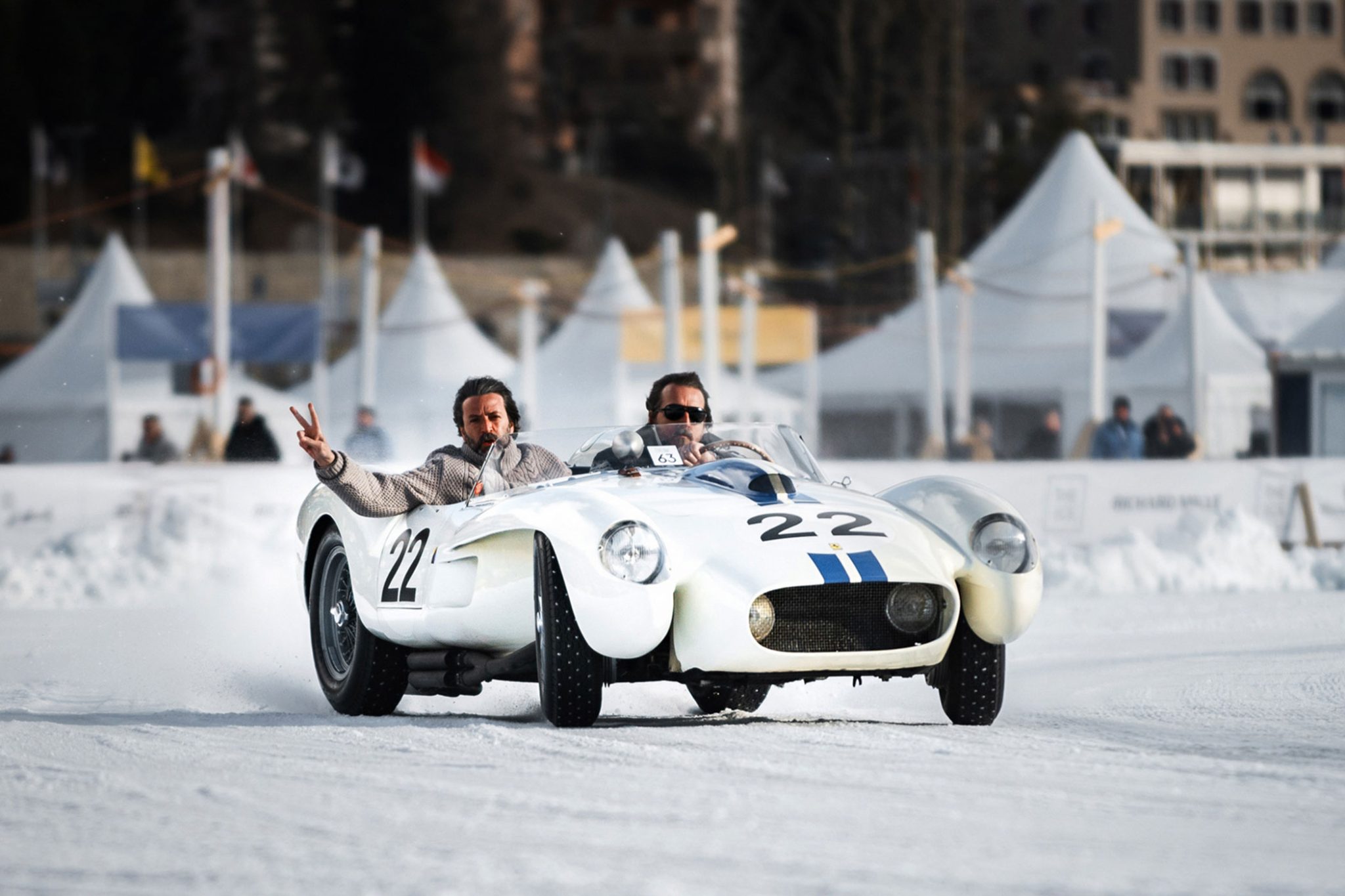 The-Ice-St-Moritz-Richard-Mille-Ferrari-250-Testa-Rossa-Lucybelle-in-Action