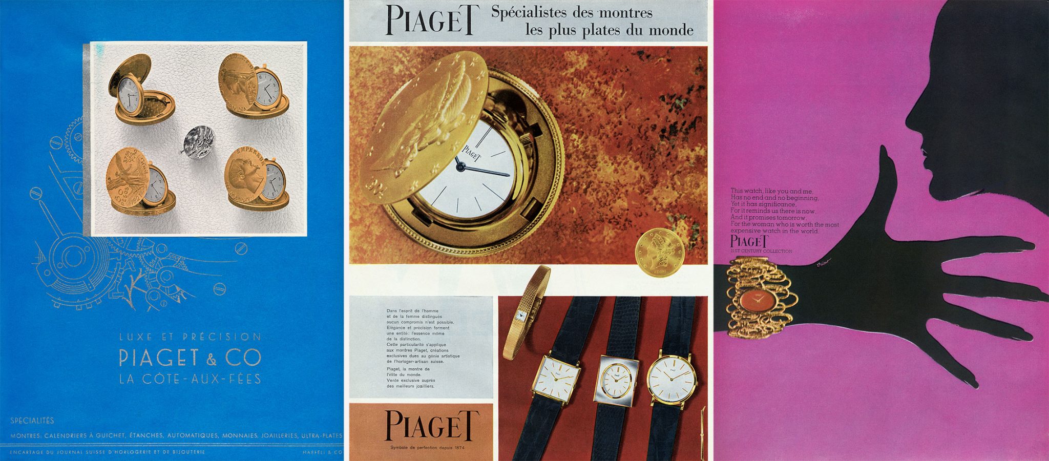 Werbeanzeige-Piaget-1942-1959-und-1969